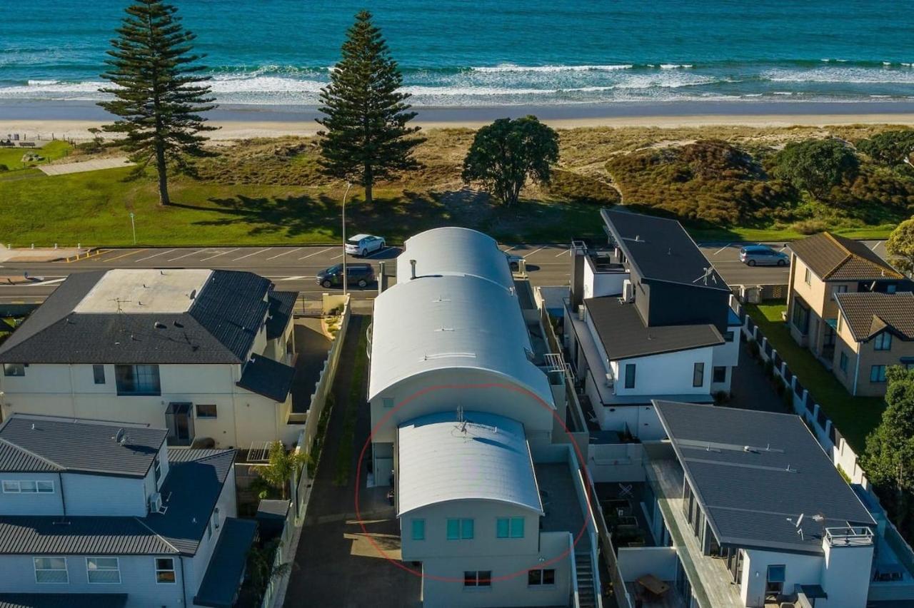 Modern Marine Parade Apartment Mount Maunganui Esterno foto